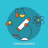 Science research concept