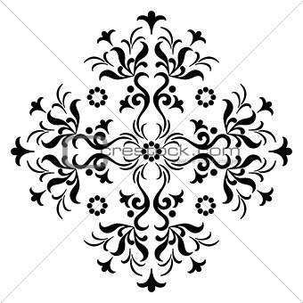 Abstract floral pattern