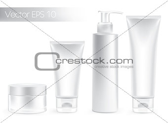 Packaging containers white