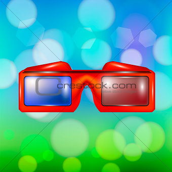 Red Glasses for Watching Movies