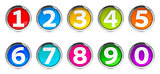 Icons numbers set #3