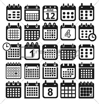 calendar design icons
