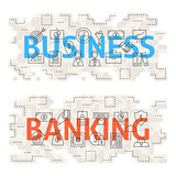 Business Banking Line Art Concept