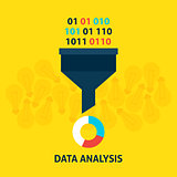 Data Analysis Flat Concept