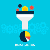 Data Filtering Flat Concept