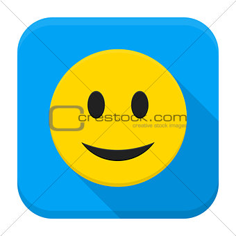 Smiling Yellow Face App Icon