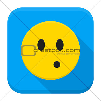 Surprised Yellow Smiley App Icon