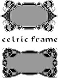 Frame in Celtic style 