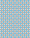 Abstract Blue and Orange Pattern Background