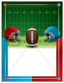 American Football Party Flyer Template