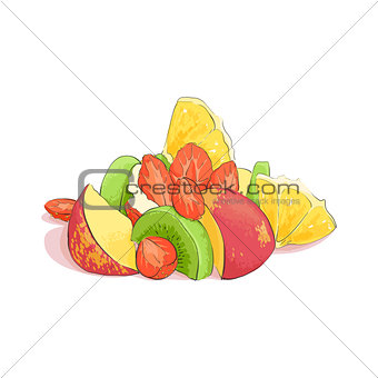 Mixed fruit salad