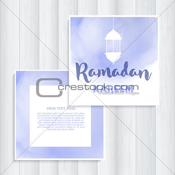 Ramadan invitation design 
