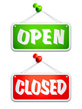 Open and Closed Door Signs