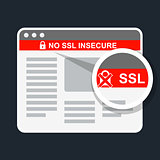 Insecure web page without ssl certificate
