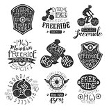 Mountain Bike Vintage Stamp Collection