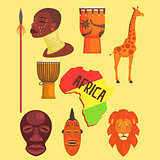 African Symbols Set