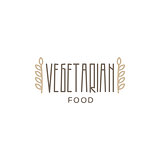 Vegetarian Food Product Label