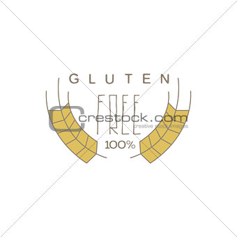 No Gluten Product Label
