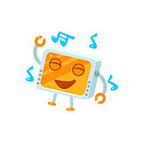 Dancing Little Robot Character