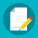 Document with pencil icon