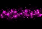 Shiny purple lights abstract vector bokeh background