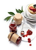 Delicious image of strawberry jam