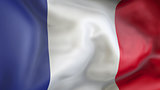 French flag 3d illustration
