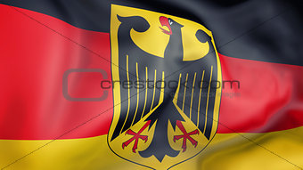 Germany flag 3d illustration