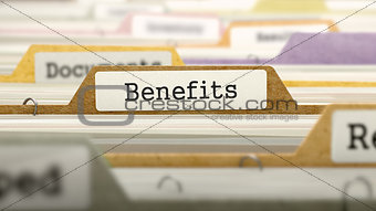 Folder in Catalog Marked as Benefits.