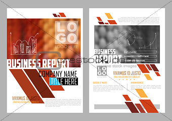 Annual Report and Presentation Template design
