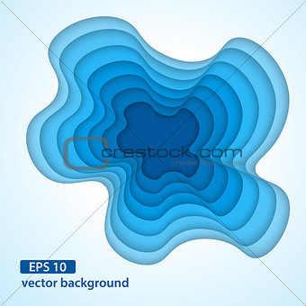 Abstract material layered hole background.