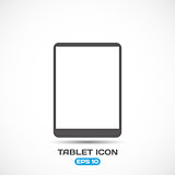 Flat Style Modern Tablet PC  Icon Vector Illustration