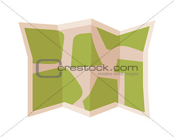 Travel map vector isolated