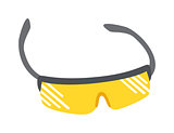Sport glasses vector illustration.