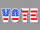 Vote buttons with red and blue colors.
