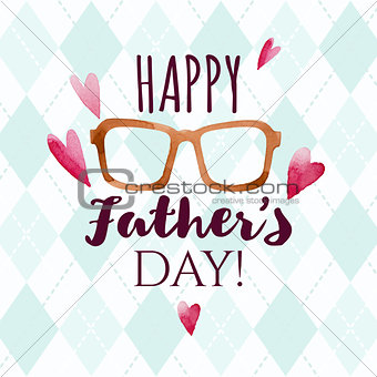 Happy Fathers Day greeting card