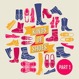 kinds of shoes. part 1