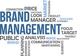 word cloud - brand management