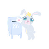 Bunny Mailing A Letter