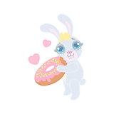 Bunny With The Giant Donut