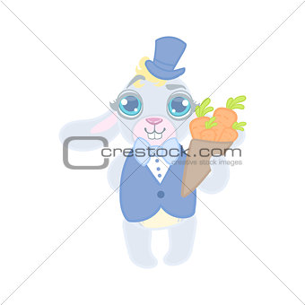 Bunny Dressed In Suit On Date