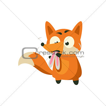 Fox Eating Rabbit