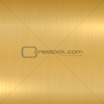 Gold metallic background. Polished texture.