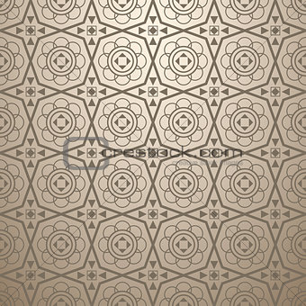 Geometric ornamental pattern - seamless.