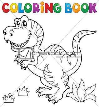 Coloring book dinosaur theme 5