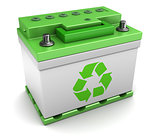 recycled car battery