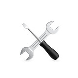 Work tool icon. Vector