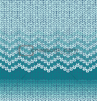 Vector knit seamless pattern
