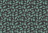 Vector seamless pattern with leaf