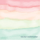 vector watercolor palette